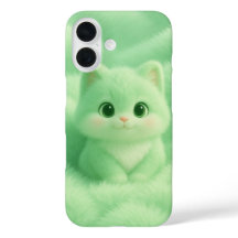 Capas de iphone Fluffy Mint Kitten - Anim de Carto