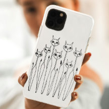 capas de iphone (Gatos Retirados À Mão)