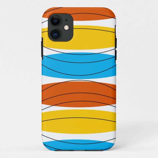Capas de iphone Globe Stripe (Verso)