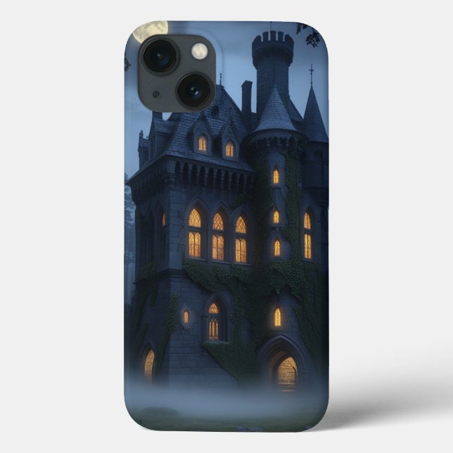 Capas de iphone Gothic Haunted Castle - Fantasia E (Verso)
