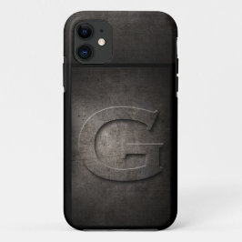 Capas de iphone Grunge Metal G Monograma