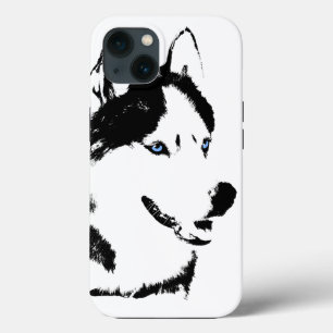 Capas de iPhone Husky Casos de Husky Siberiano Mal