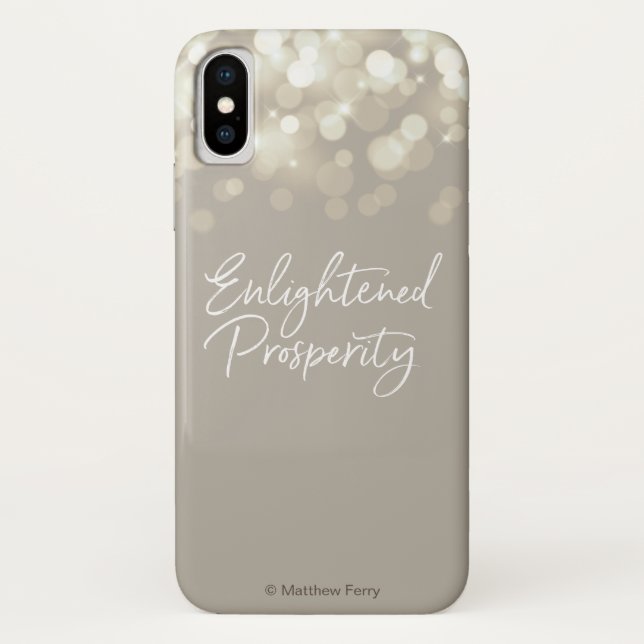 Capas de iphone iluminadas da prosperidade (Verso)