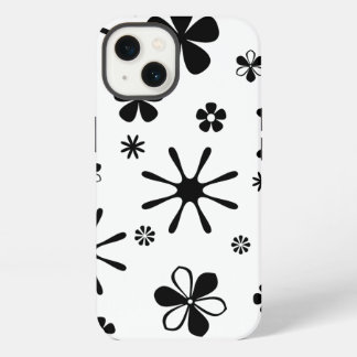 Capas de iphone Impressão de Flor Preto e Speck Br