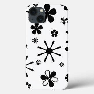 Capas de iphone Impressão de Flor Preto e Speck Br
