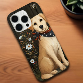 Capas de iphone Labrador de Cachorro Amarelo Patri