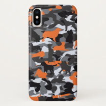 capas de iphone Laranja Cachorro e Camo