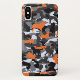 capas de iphone Laranja Cachorro e Camo