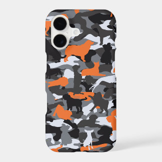 capas de iphone Laranja Cachorro e Camo