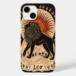 capas de iphone Leo Celestial Zodiac Art