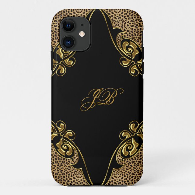 capas de iphone Mate Caso Leopardo (Verso)