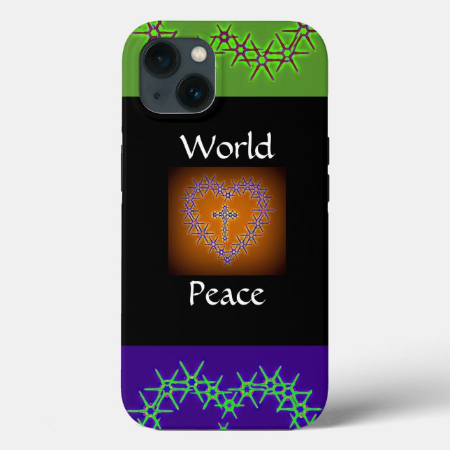 CAPAS DE IPHONE Mate-Casos da PAZ MUNDIAL (Verso)