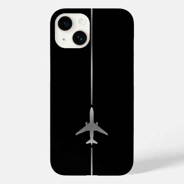 Capas de iphone mínima de gabinete de aviação (Verso)