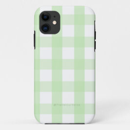 Capas de iphone Mint Green Gingham