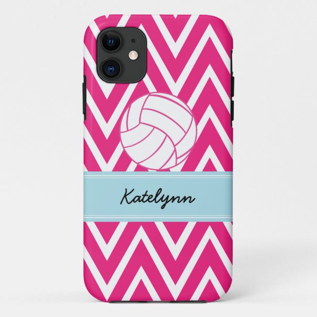 Capas de iphone modernas do ziguezague de Chevron (Verso)
