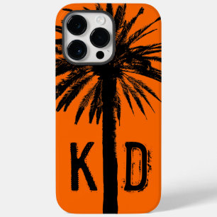 Capas de iphone monograma com design de palmeira
