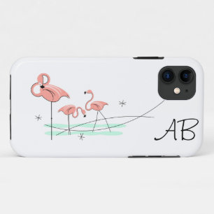 Capas de iphone "Monograma" de triagem no oceano F