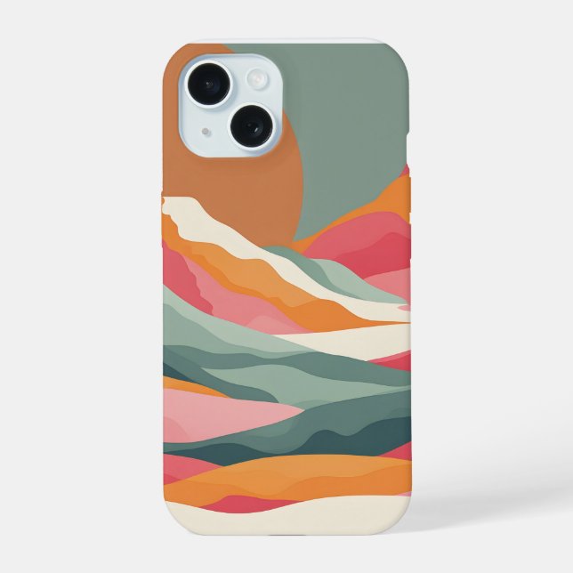 capas de iphone Mountain Scape para iPhone 15 (Verso)