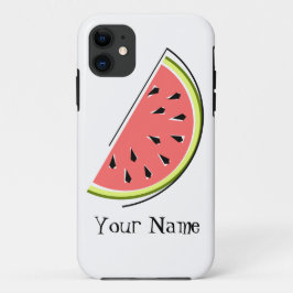 Capas de iphone 'Name' da Fatia de Watermelon