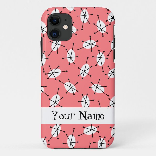 Capas de iphone 'Name' multirosa do Dazzle (Verso)
