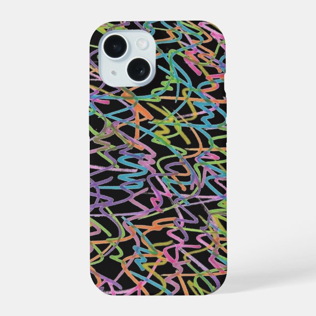 Capas de iphone neon Grafite (Verso)