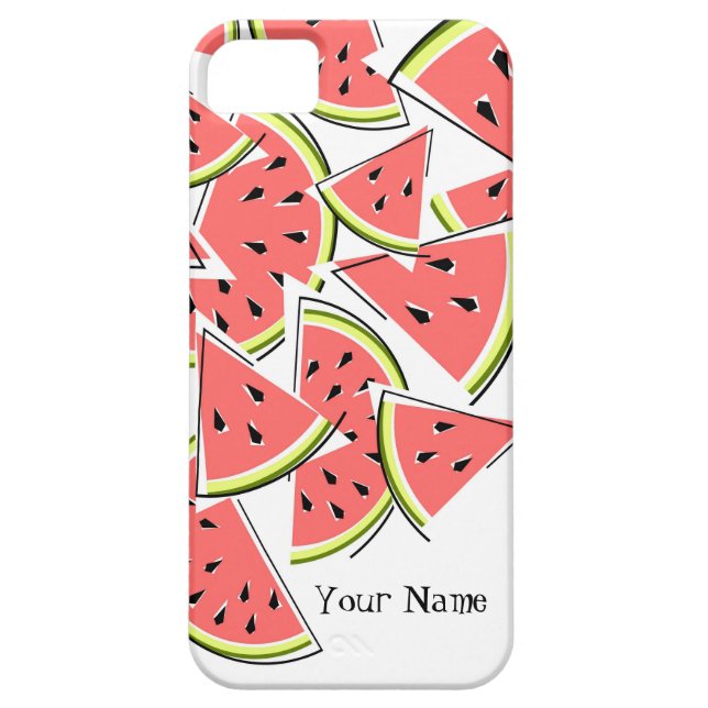 Capas de iphone 'Nome' de melancia (Traseira)