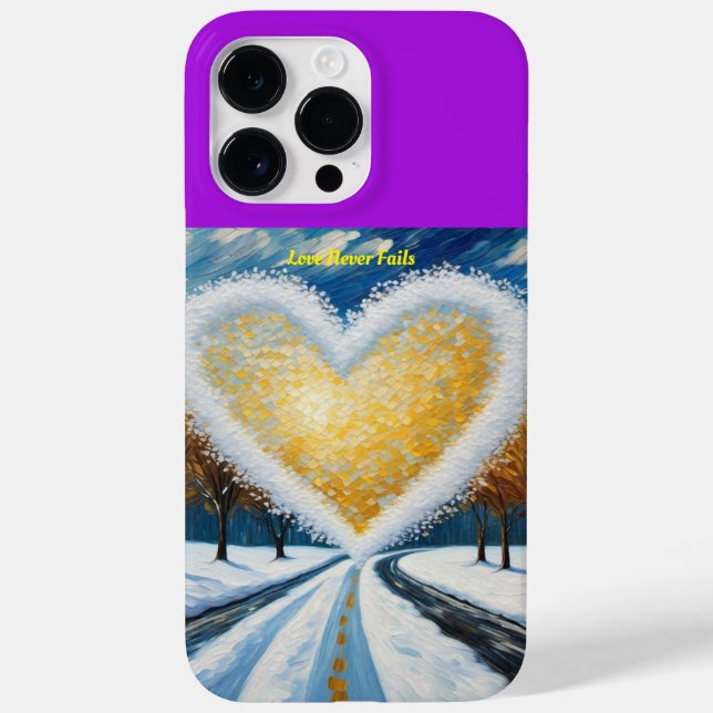 capas de iphone - O amor nunca falha (Verso)