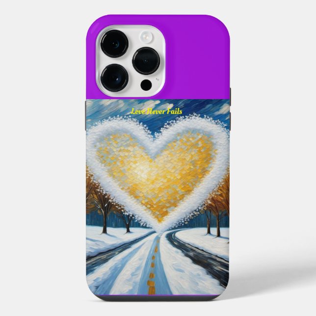 capas de iphone - O amor nunca falha (Verso)