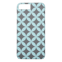 Capas de iphone Padrão Azul e Cinza