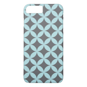 Capas de iphone Padrão Azul e Cinza