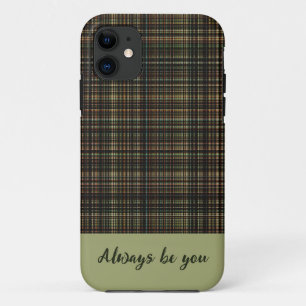 capas de iphone padrão de faixas de xadrez