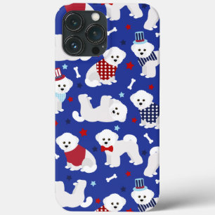 Capas de iphone Patriótica de Casamento de Bichon 
