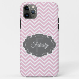 Capas de iphone Personalizada Chevron Rosa