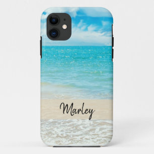 Capas de iphone personalizada da cena de praia de