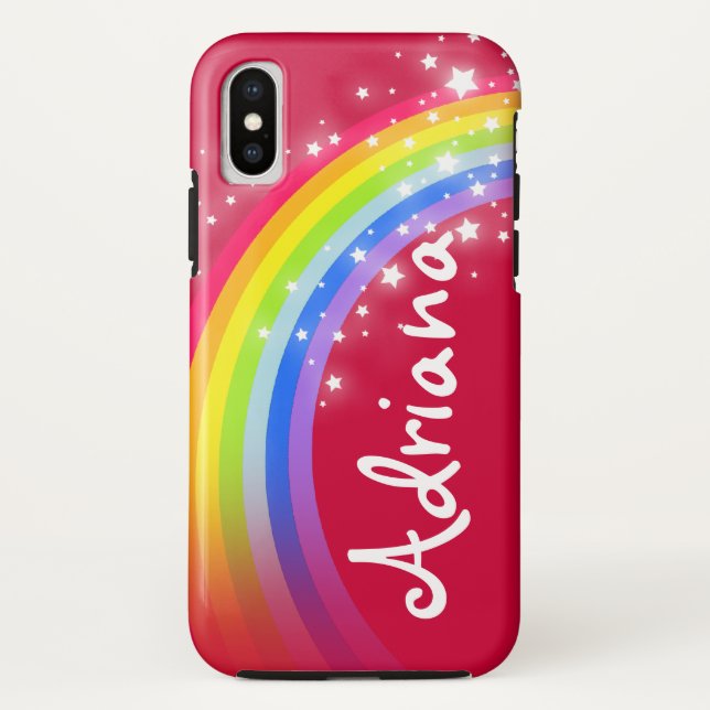 Capas de iphone personalizada das estrelas vermelh (Verso)