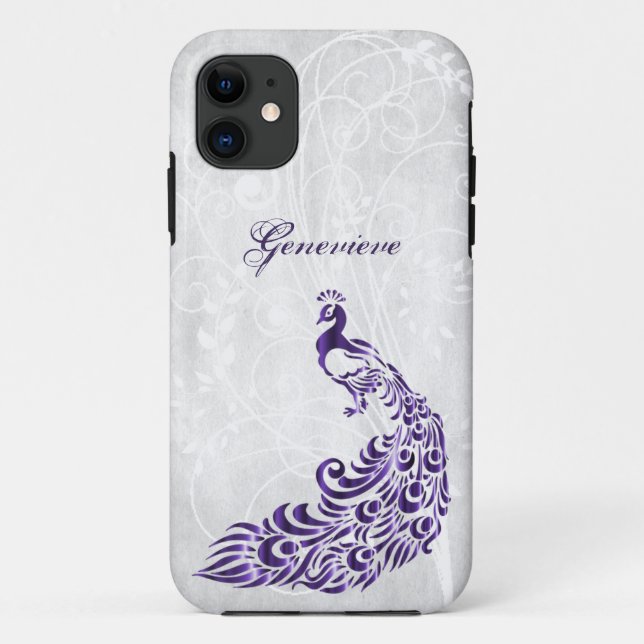 Capas de iphone Personalizada De Cascata Púrpura (Verso)