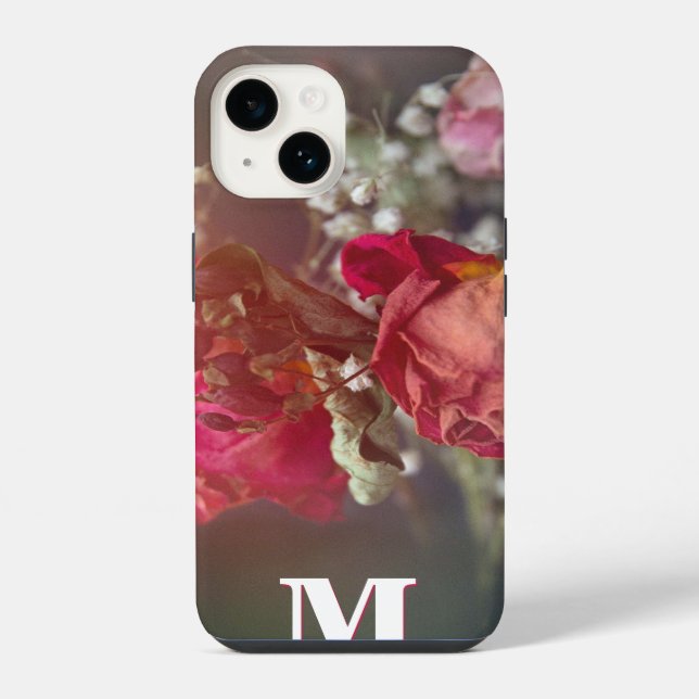 Capas de iphone Personalizada de Flores Secas Mono (Verso)