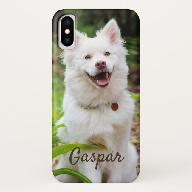 Capas de iphone personalizada de gabinete Pet Phot (Verso)