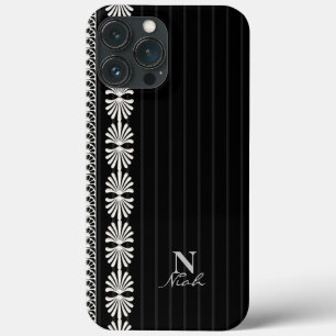 Capas de iphone personalizada de gabinete preto e