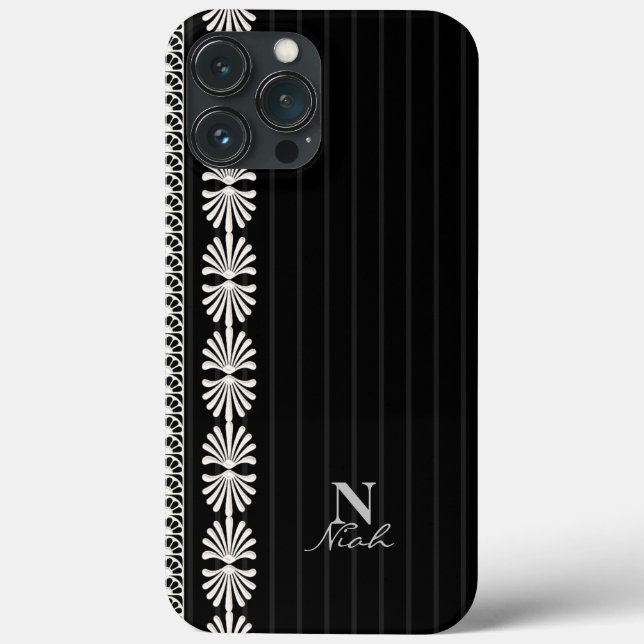 Capas de iphone personalizada de gabinete preto e  (Verso)
