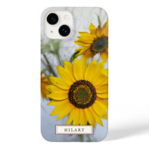 Capas de iphone Personalizada de Girassóis Amarelo
