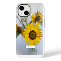 Capas de iphone Personalizada de Girassóis Amarelo