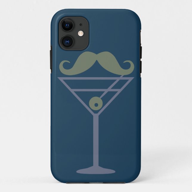 Capas de iphone personalizada de Martini Mustache (Verso)