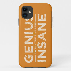 Capas de iphone personalizada GENIUS VS INSANE