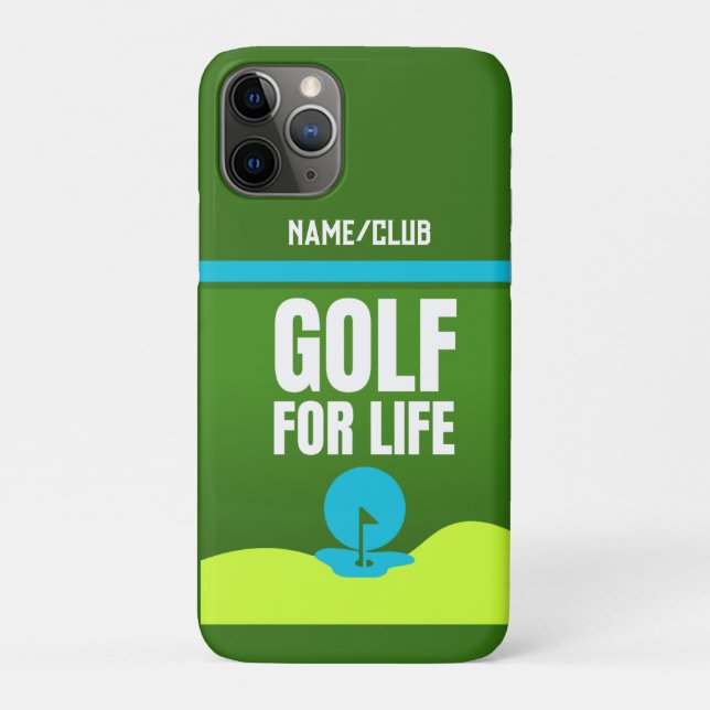 Capas de iphone personalizada "Golfe para a Vida" (Verso)