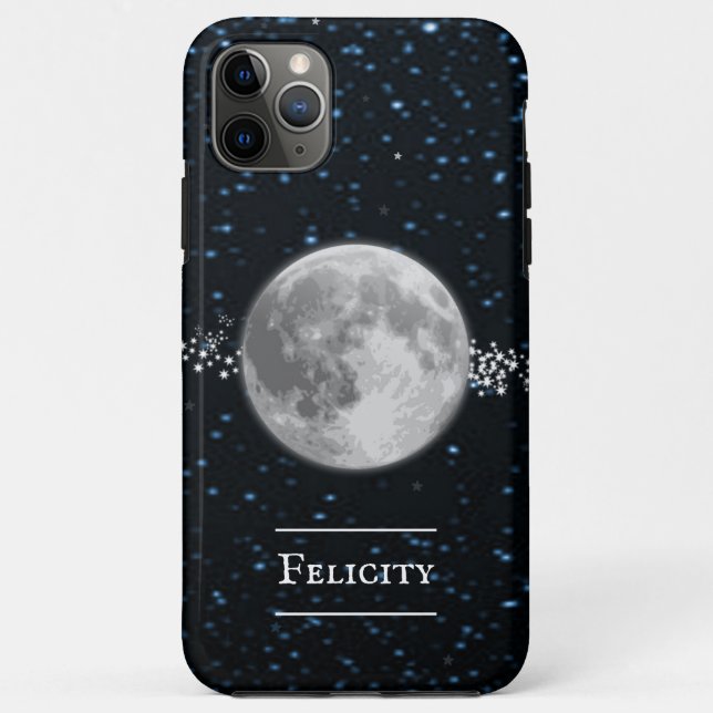 Capas de iphone personalizada lunar de gabinete (Verso)