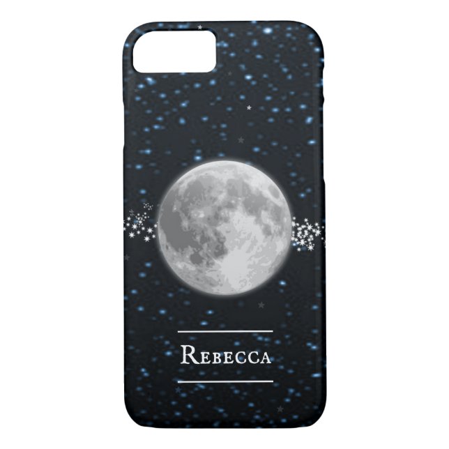 Capas de iphone personalizada lunar de gabinete (Verso)