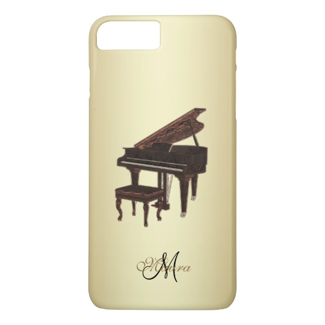 Capas de iphone personalizadas da música do piano (Verso)