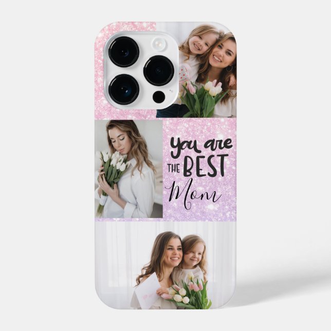 Capas de iphone personalizadas de fotos para mãe (Verso)