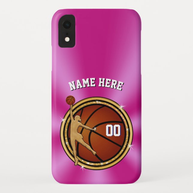Capas de iphone personalizadas do basquetebol do (Verso)